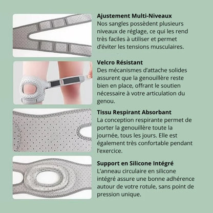 NeuroGenoux Patellar-Knieorthese – Richtet Ihr Kniegelenk bei Bewegung wieder aus